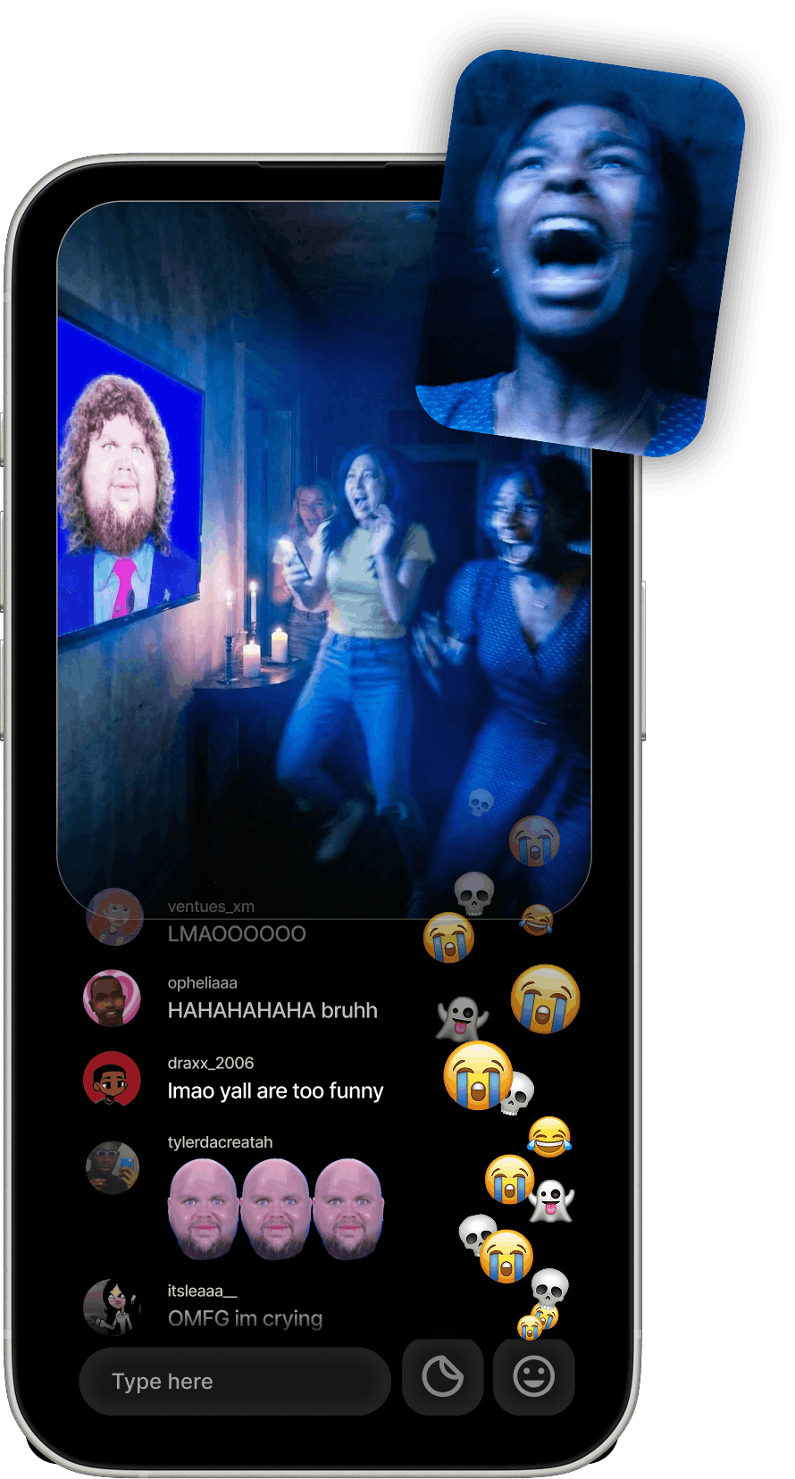 Interactive Show Reaction Demo